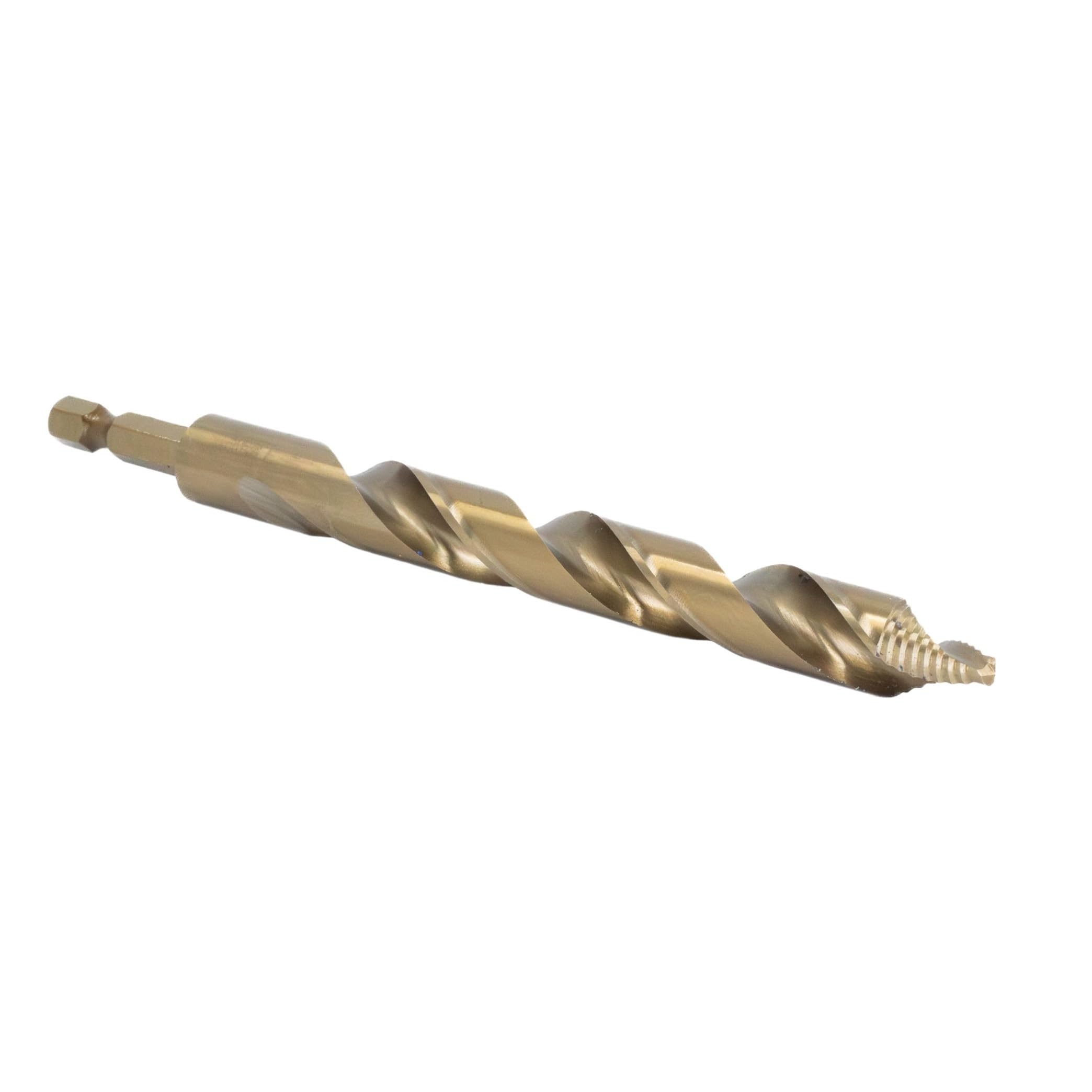 Drill America 31/64″ Cobalt Stepped Point Drill Bit with Quick Change Hex Shank