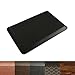 casa pura Kitchen Mat | Anti-Fatigue Standing Comfort Mat | Non-Slip Memory Foam Pad | Floor Mat for Business and Home Use | 3/4 Inch Thick | 20x39 Inches - Black