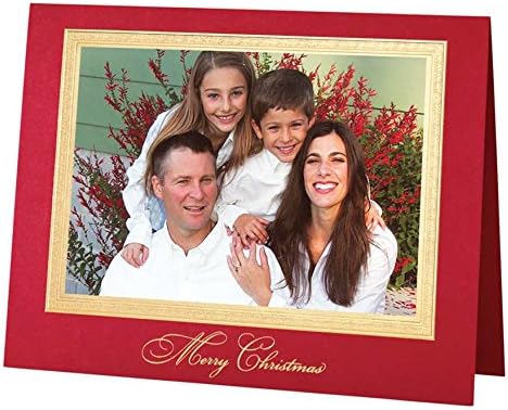 Exposures Traditional Merry Christmas Photo Christmas Card