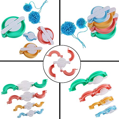 1 Pompom+Different+Knitting+Crochet+Scissors