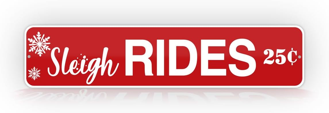 Address Signs - Sleigh Rides 25 Cents 4