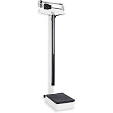 VivaComfort Medical Office Beam Scale, Analog Medical Grade Height and Weight Scale, Mechanical Bathroom and Gym Scale, Weight Capacity 440 lbs