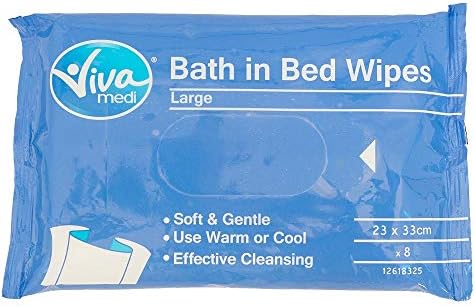 Viva Medi Bed Bath Wipes - 8 Pack