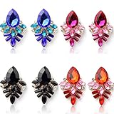 Bestpriceam Fashion Women Lady Rhinestone Crystal Drop Alloy Ear Studs Earrings