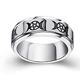 Fuqimanman2020 Goddess Pentagram Stainless Steel