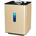 2 in 1 Hydrogen Inhalation Machine, 99.99% Purity Dual Outlet H2 Generator, PEM Water Electrolysis Ionizer, for Anti-Aging, Improve Sleep