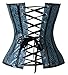 Sibeawen Women's Sexy Faux Leather Snake Skin Body Shaper Outerwear Corset