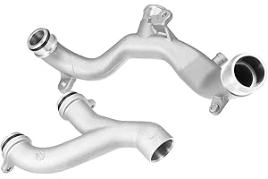 Partuto 1 Set Aluminum Thermostat Top Crossover Hose Coolant Pipe Water Outlet for Land Rover for Range Rover for Jaguar XJ X