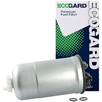 ECOGARD XF65428 Premium Diesel Fuel Filter Fits Volkswagen Jetta 1.9L DIESEL 1999-2005, Beetle 1.9L DIESEL 1999-2006, Golf 1.9L DIESEL 1999-2006, Passat 2.0L DIESEL 2004-2005