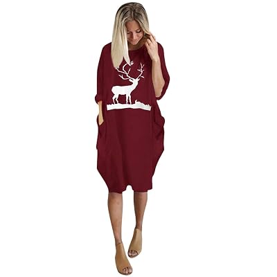 CANAFA Womens Plus Size Loose Dress Letter Printed Lebanon | Ubuy