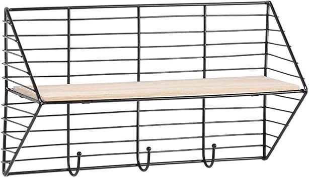 EAHKGmh Nordic Hierro Forjado partición de la Pared del Estante