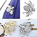 MagiDeal Lovely Small Honey Bee Rhinestone Brooch Pin for Women Silver