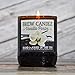 Vanilla Porter Brew Candle - Hand Poured in USA (Soy Wax) - Great Gift for Beer Lovers - for The Man Cave, Brewery, or Home (Made from Recycled Beer Bottles)