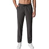 BRXL Men's Running Sweatpants Lightweight Workout Joggers Athletic Gym Jogging Track Casual with Zipper Pockets