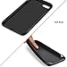 iPhone 7 Case / iPhone 8 Case Tasikar Perfect Fit Slim Case Premium PU Leather and TPU Design for iPhone 7 and iPhone 8 (Black)