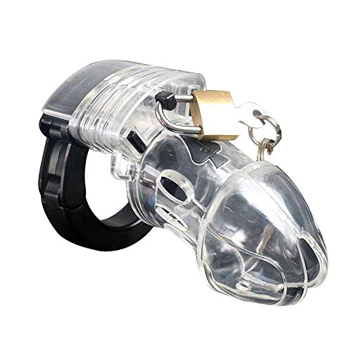 xlpace Adjustabl Locking Male's Chastity Device with Urethral Spout Cage Bondage Fetish Man Erotic SM