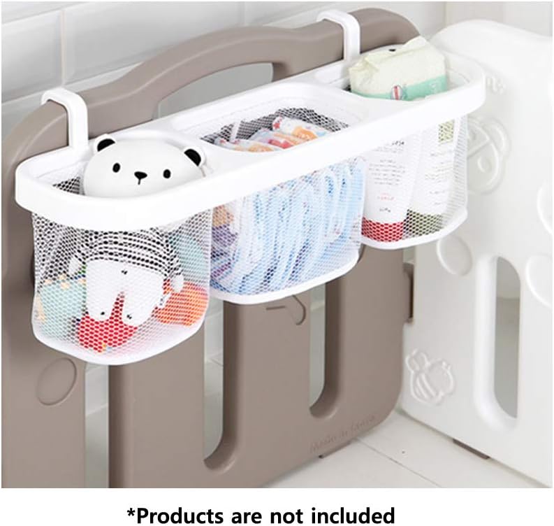 iFAM Shell BabyRoom Playpen Multi Safety Support/Corner Panel/Safe Holder/Fit-in Panel (White, Multi Basket)