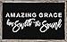 Amazing Grace Stencil for Painting Wood Signs, Reusable and Thick, by Barn Star