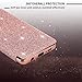Casetego Compatible Galaxy S10 Plus Case,Glitter Shiny Bling Slim PU Leather Folio Flip Case with Card Slot & Clear Soft TPU Back Cover for Samsung Galaxy S10 Plus,Rose Gold