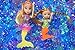 SENSORY4U Dew Drops Ocean Water Beads Mermaid Lagoon Tactile Sensory Toys Bin Kit - Mermaids Seahorse and Dolphin Toy Animals Included