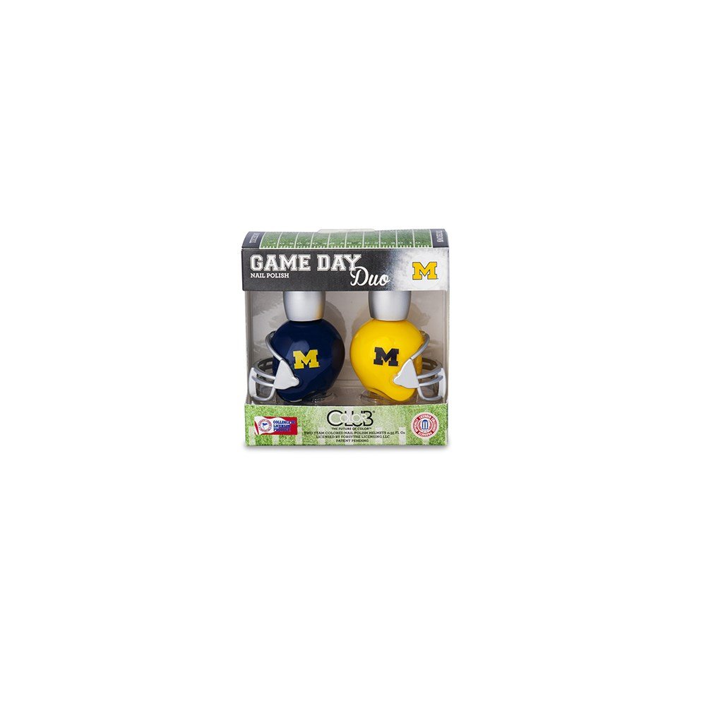 Buy Michigan Wolverines Game Day Duo Nail Polish Online At Low Prices In India Amazon In