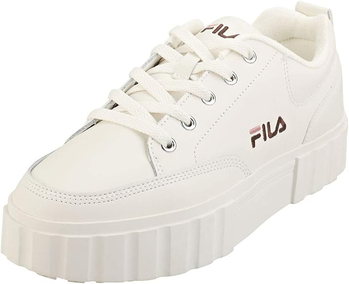 Fila Sandblast Low Womens Flatform Trainers in Gardenia Amazon.co.uk