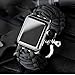 For iWatch Apple Watch 38mm, Sunfei New Nylon Rope Survival Bracelet Watch Band (J)