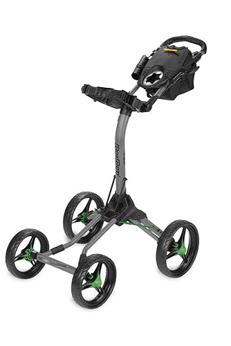 Bag Boy Quad XL Wheel Golf Push Cart, Easy Two-Step Open Close - Main Image