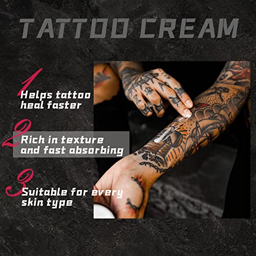 GUAN JING Tattoo Soothes & Repairs Cream,Healing Damaged Skin, Fresh Tattoo Aftercare 2.02 Oz 40g