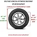 PANAMOO Spare Tire Cover Pack of 4 with Tire Tread Gauge, Best Seasonal Tires and Wheels Protection Covers for Cars, Quality Tire Storage Totes, Black Size: Small/Subcompact