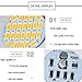 Jenyolon G4 LED Light Bulb 12V AC/DC 3W, 400 Lumens, Non Dimmable, Side-Pin LED G4 24 SMD, Equivalent to 30W Halogen Bulb, Warm White 3000K, 120° Beam Angle, LED Replacement (12 Pack) ...