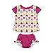 i play. by Green Sprouts Girls' 2pc Cap Sleeve Rashguard Set with Absorbent Swim Diaper
