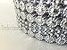 Perfectmaze 10 Yards (30 Feet) Diamond/Flower/Pearl Mesh Rhinestone Ribbon Wrap for Wedding, Party, and Events Decoration (Vintage, Silver)