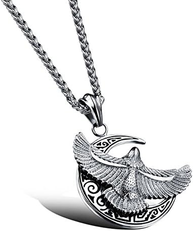 Gorgeous Jewelry Great Hawk Spread Wing Tercel Stainless Steel Individuality Pendant Necklaces