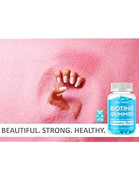 Pelo, clavo, gomitas de vitamina de la piel (1 mes) biocina para aumentar y fortalecer el cabello libre...
