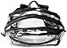 Eastsport 100% Transparent Clear MINI Backpack (10.5 by 8 by 3 Inches) with Adjustable Straps (Clear/Black)