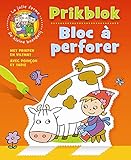 De kleine boerderij prikblok (met prikpen en viltmat) / La jolie ferme Bloc à perforer (avec poinç by 