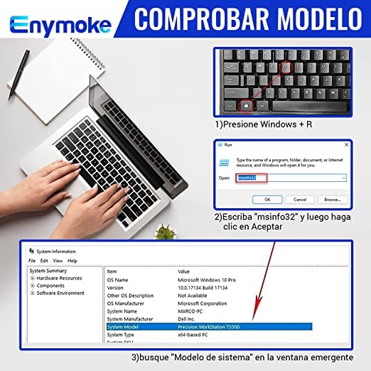 EnyMoke L17L3P71 01AV478 Batería para portátil, 11,58 V, 57 WH, 4920 mAh, 3 Celdas Compatible con Lenovo ThinkPad T480s Series Notebook 01AV479 L17M3P71 L17S3P71 SB10K97621