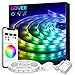 Smart LED Strip Lights Works with Alexa, Govee APP Control Waterproof 16.4ft RGB LED Light Strip WiFi Sync with Music, 16 Million Colors 5050 LED Lights for Home, Kitchen, TV, Party