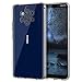 MoKo Compatible with Nokia 9 PureView Case, Slim Anti-Scratch Hard PC Backplate + TPU Bumper Shock Aborsption Hybrid Cellphone Cover Shell Fit with Nokia 9 PureView - Crystal Clear