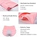 Innersy Women's 3 Pack Ultra Soft Postpartum Menstrual Period Protective Cotton Panties Underwear (Love Yourself First) (M, Solid Color 2)