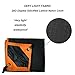 GEERTOP Ultralight Tent Footprint Waterproof Black Tent Tarp Ground Sheet Mat for Under Tent, Camping, Backpacking, Hiking, Picnic
