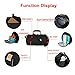 INOXTO Fitness Sport Small Gym Bag with Shoes Compartment Waterproof Travel Duffel Bag for Women and Men