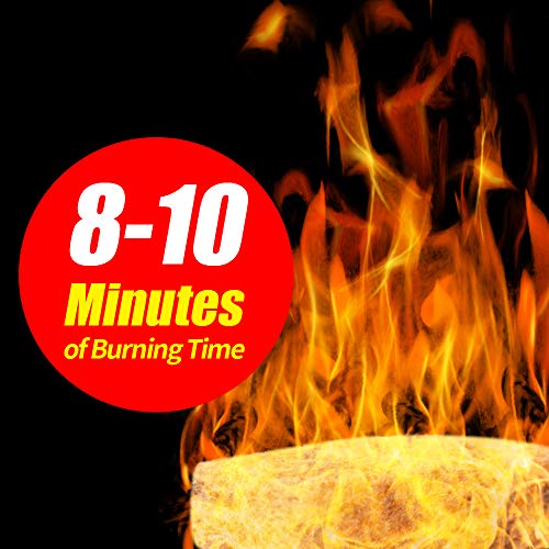Cadara Fire Starter Squares 144pc Fire Starters for Fireplace Wood Stove Camp Fire Pit, Camping Fire Lighter, Grill Charcoal Starter Cubes Quick Light Non Toxic Burns 8-10min