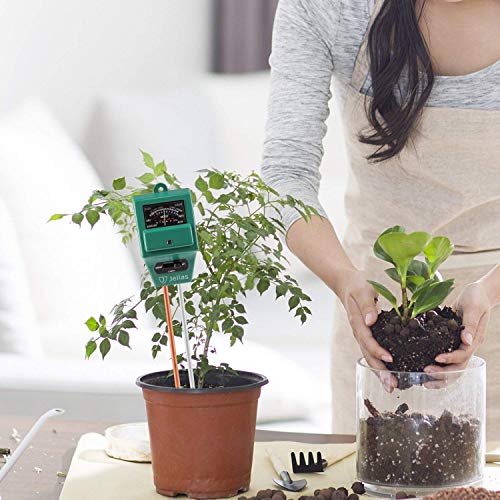 image for Soil Test Kits Moisture Meter - Jellas 3-in-1 Soil pH Meter Moisture S
