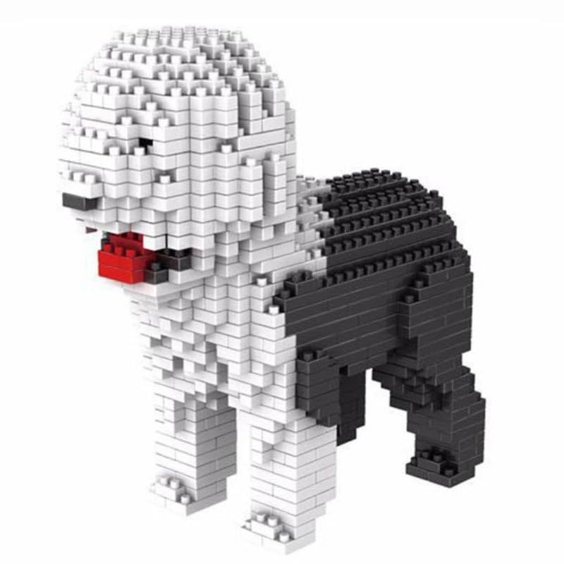 English Shepherd dog. Figure to assemble with nanoblocks. 950 pieces. โ image 1