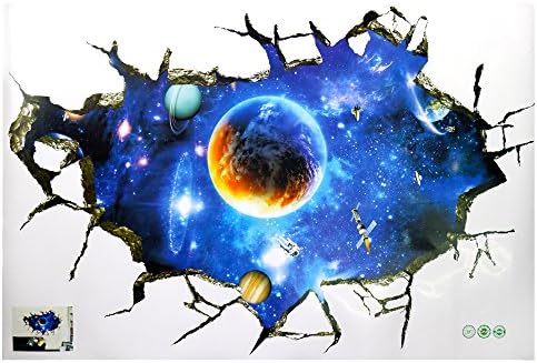 Home Inspira Wall Decor Room Decor 24x36Inch 3D Space Removable PVC For Kids Room