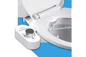 IN MY BATHROOM BUTT BUDDY - Bidet Toilet Seat Attachment & Fresh Water Sprayer (Easy to Install, Universal Fit, No Plumbing or Electricity Required | Self-Cleaning Nozzle, Adjustable Pressure Control, USA Stock)