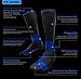 KKUP2U Compression Socks 20-30 mmhg Medical Graduated Compression for Flight, Maternity, Travel, Nurses,Athletics, Running - Boost Stamina, Circulation & Recovery -Blue XL