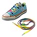 Polyester Rainbow Color Shoelaces Shoe Laces Tie for Casual Sport Athletic Shoes